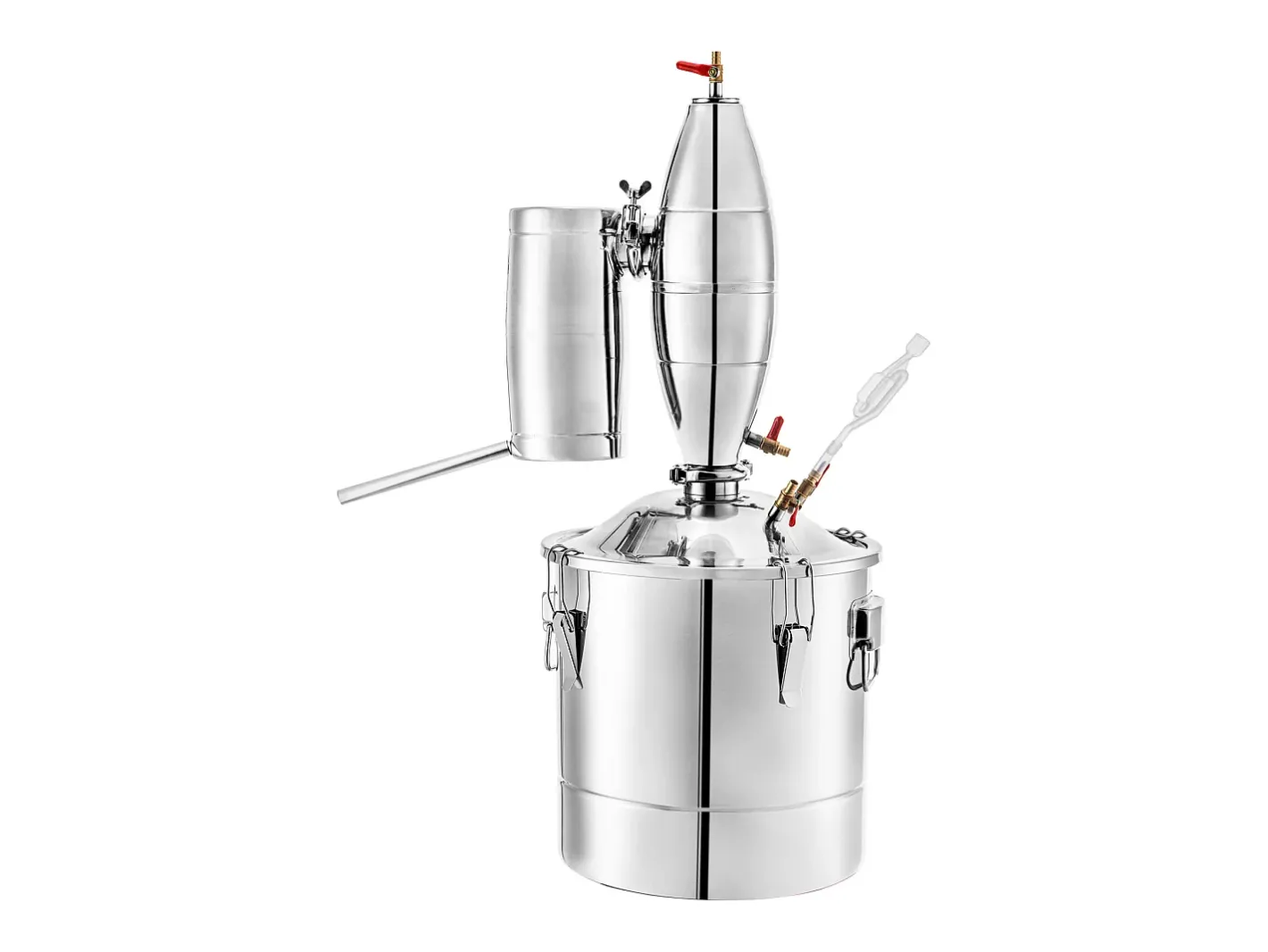 Destilador de Álcool SucceBuy 70L, Alambique Moonshine, Caldeira de Vinho para uso Doméstico^ Clearance