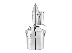 New Destilador de Álcool SucceBuy Alambique 30 L Inox Kit de Fabricação Caseira, Destilador de Moonshine em Aço Inoxidável, Kit de Cerveja Artesanal Caseira Acessório Vinho E Bar