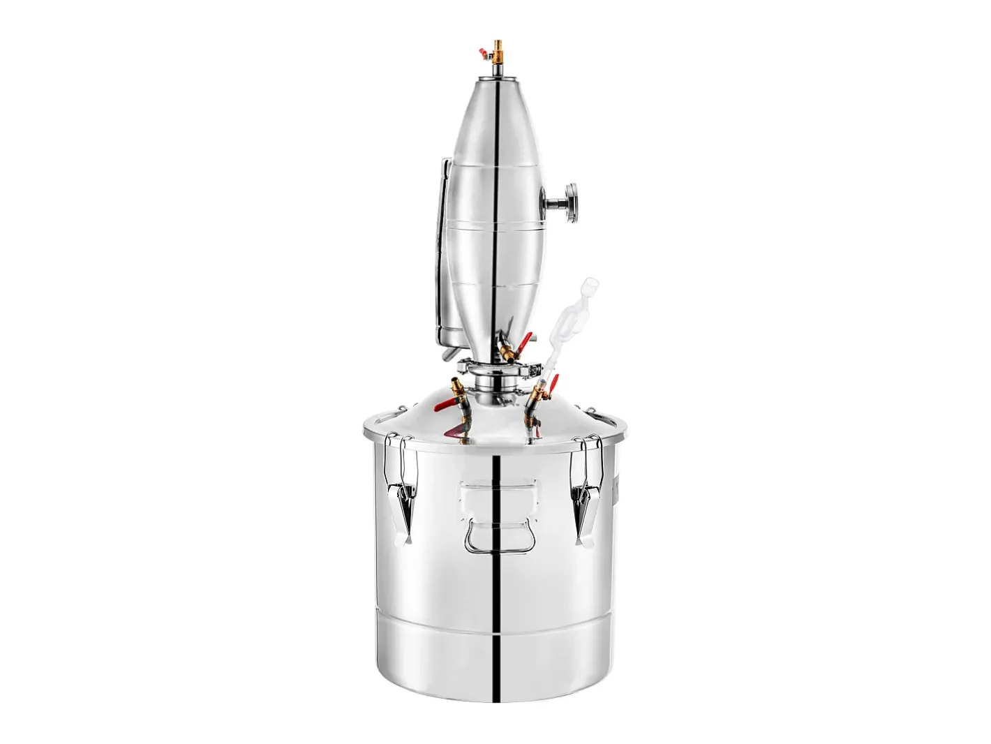 Destilador de Álcool SucceBuy 50L Destilador de Água e Álcool Moonshine Still, Prata^ Sale