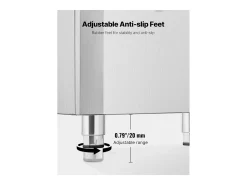 Acessório Vinho E Bar*Dispensador de Cubos de Gelo SucceBuy, 9 kg/min, Dispensador Automático com Triturador, Pés com Altura Ajustável, para Máquina de Gelo de Escritório Multicor
