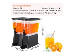 Acessório Vinho E Bar*Distribuidor de Bebidas SucceBuy Dispensadores de Bebidas em Plástico para Festas de 11 L com Suporte
