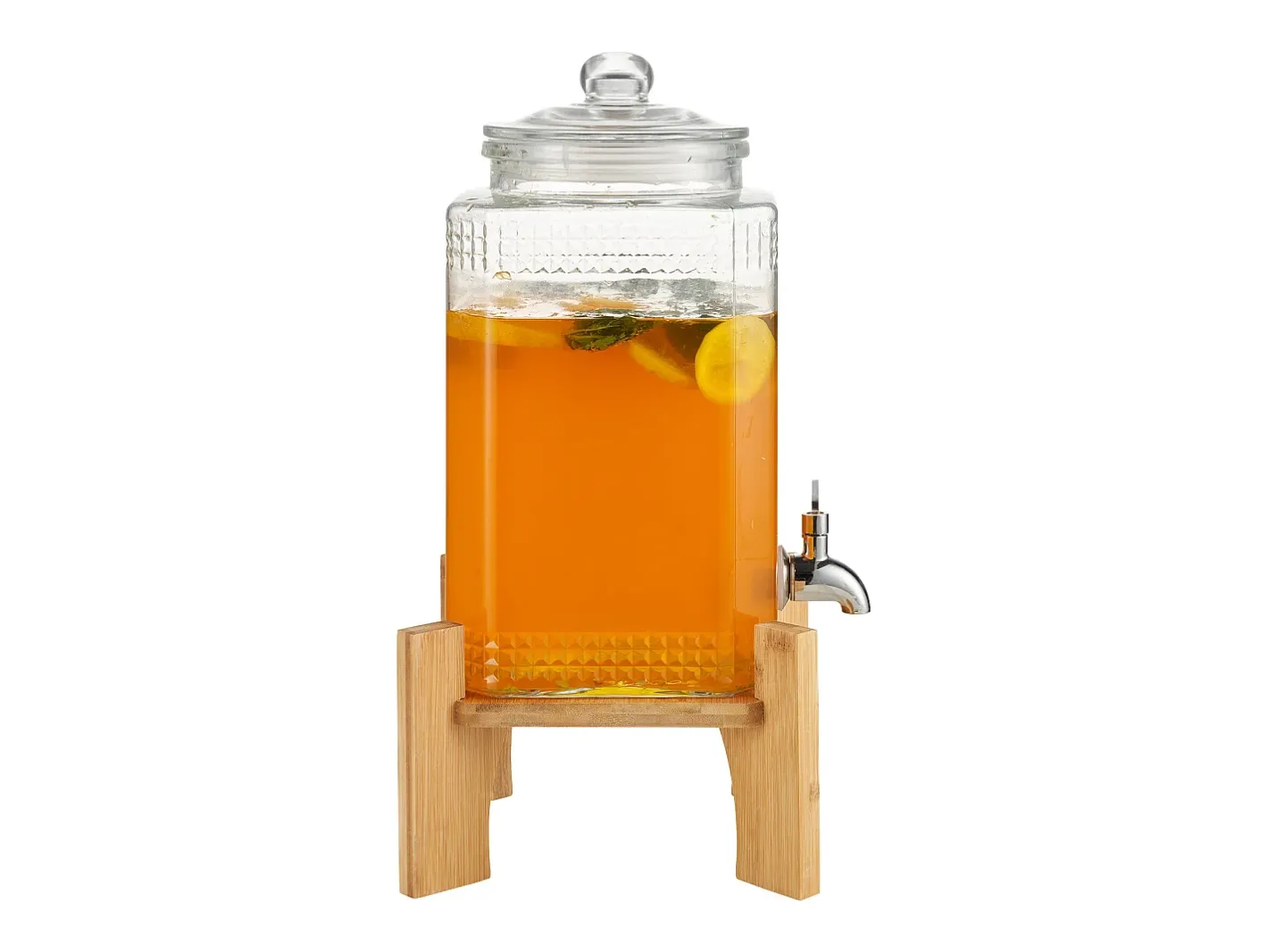 Acessório Vinho E Bar*Distribuidor de Bebidas SucceBuy Dispensador de Bebidas em Vidro para Festas de 5,5 L com Suporte