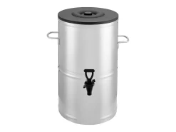 Distribuidor de Bebidas SucceBuy de 15 L, Fonte de Água Quente e Fria Não Elétrica com Torneira e Alça, Recipiente em Aço Inoxidável^ Hot