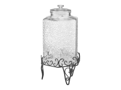 Acessório Vinho E Bar*Distribuidor de Bebidas SucceBuy, Grande Capacidade de 10 L, Fonte de Água em Vidro, Distribuição de Água, Sumo, Limonada, Chá Gelado, para Café Transparente