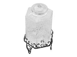 Acessório Vinho E Bar*Distribuidor de Bebidas SucceBuy, Grande Capacidade de 10 L, Fonte de Água em Vidro, Distribuição de Água, Sumo, Limonada, Chá Gelado, para Café Transparente