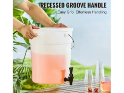 Acessório Vinho E Bar*Distribuidor de Bebidas SucceBuy Dispensador de Bebidas em Plástico para Festas de 19 L com Torneira