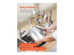 Distribuidor de Bebidas SucceBuy, 12 L, Fonte de Água Quente e Fria em Aço Inoxidável, Distribuição de Chá, para Café^ Clearance