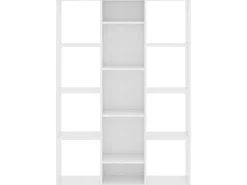 Biblioteca*Divisória/estante 100x24x140 cm derivados de madeira PT776441 Branco