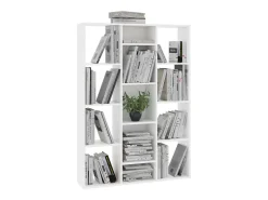 Biblioteca*Divisória/estante 100x24x140 cm derivados de madeira PT776441 Branco