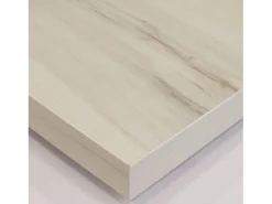 Skraut Home Consola*Escrivaninha Extensível, 99x90x35cm, retrátil, Mesa de Computador, veado Branco