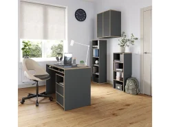 Vicco Prateleira*Estante antracite 40x30x140 tetrix Cinza antracite