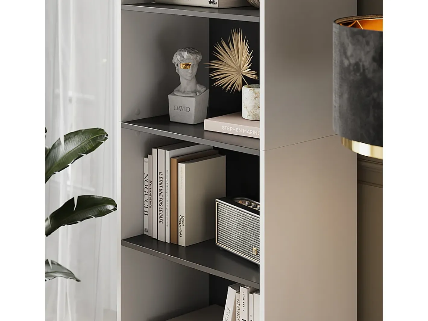 Vicco Prateleira*Estante 60x40x180 eliza Branco