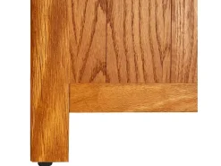 vidaxl Vitrina*Estante c/ 7 prateleiras 90x22,5x200 cm madeira carvalho maciça Castanho