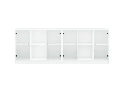 Best Estante c/ portas 204x37x75 cm derivados de madeira Vitrina