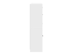 vidaxl Vitrina*Estante c/ portas 136x37x142 cm derivados de madeira Branco