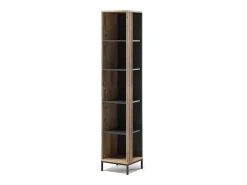 Vicco Prateleira*Estante carvalho viking 36x36x188 eliza Natural escuro