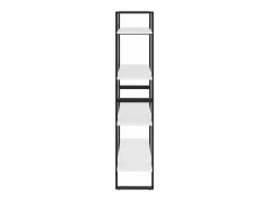 vidaxl Vitrina*Estante com 4 prateleiras 80x30x140 cm derivados madeira Branco