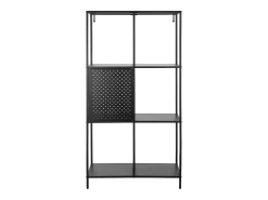 New Estante de escada com 4 prateleiras em MDF branco Biblioteca