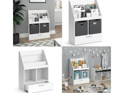 Vicco Prateleira*Estante de livros 72x31.2x96.2 luigi Branco