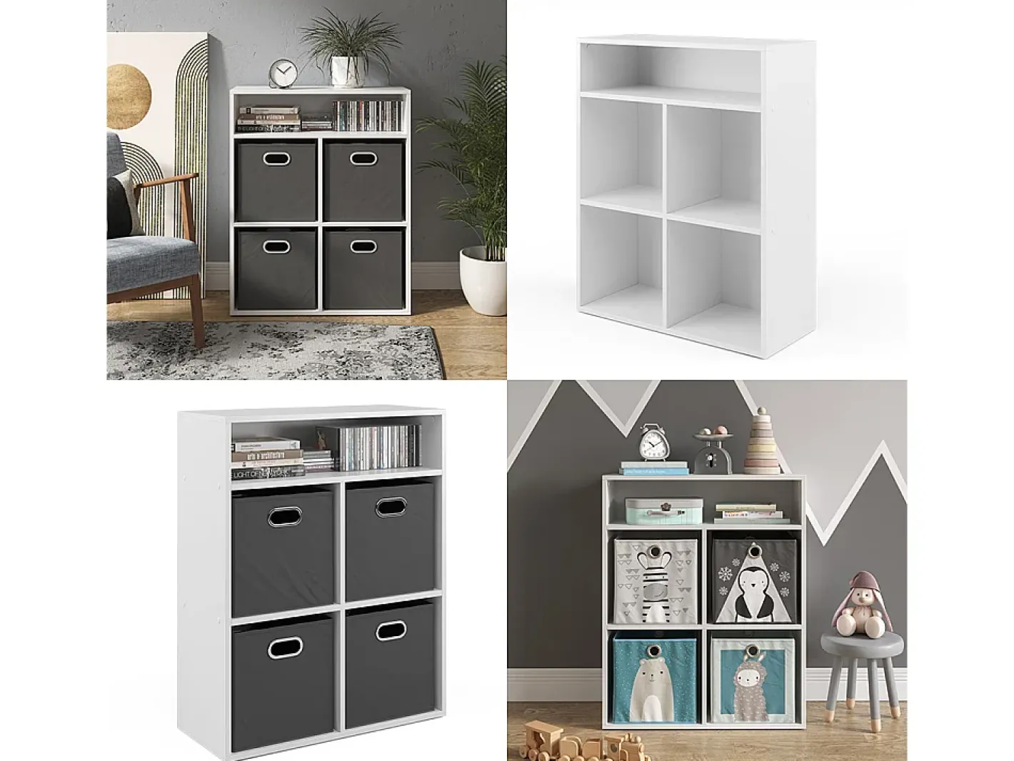 Vicco Prateleira*Estante de livros 72x30.6x90.2 Branco