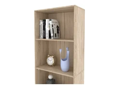 Vicco Prateleira*Estante de livros sonoma 60x30.4x190 bob Natural claro