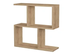 Best Estante de madeira TAKA com design único e prateleiras abertas e fechadas Prateleira