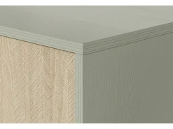 Outlet Estante: Eucalipto / Espinha de peixe scandi , pés madeira, 80 x 160 x 38cm Biblioteca