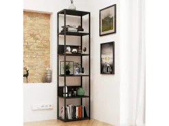 Estante Industrial Loft 6 Prateleiras 50x192 cm^Akord