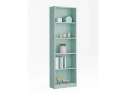 Estante Infantil Juvenil I-Joy Melamina Verde 52x180x25 cm Prateleira
