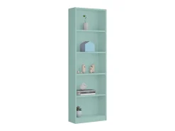 Estante Infantil Juvenil I-Joy Melamina Verde 52x180x25 cm Prateleira