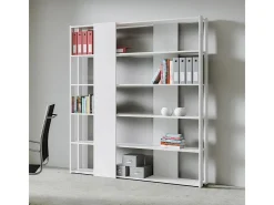 Sale Estante Kato B cinza branca Biblioteca
