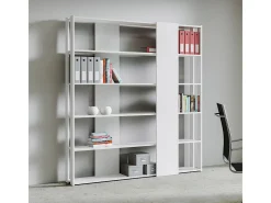 Sale Estante Kato B cinza branca Biblioteca