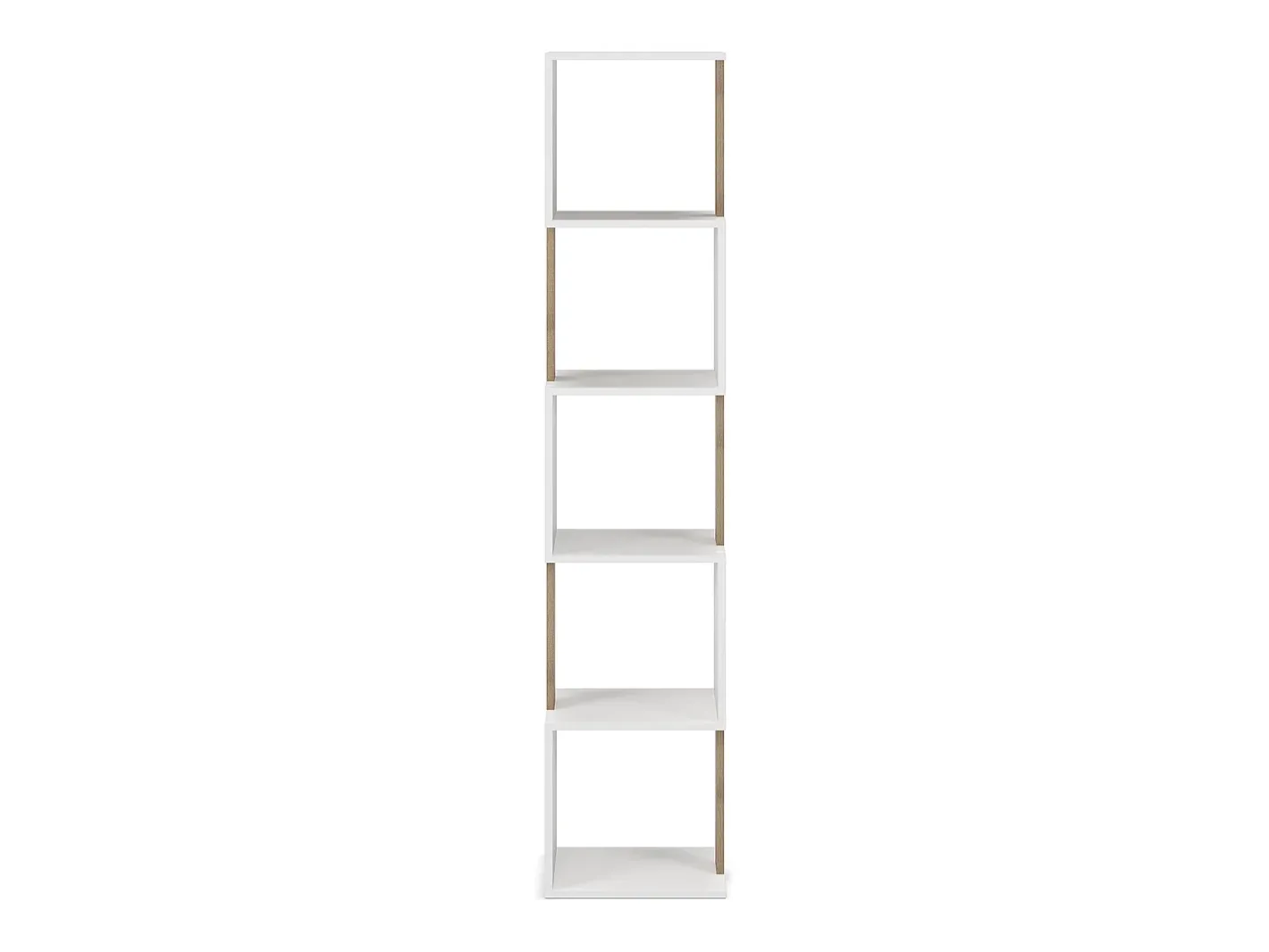VS Venta-stock Prateleira*Estante Maldivas 5 espaços em /Carvalho Branco