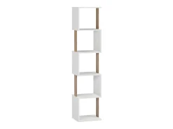 VS Venta-stock Prateleira*Estante Maldivas 5 espaços em /Carvalho Branco