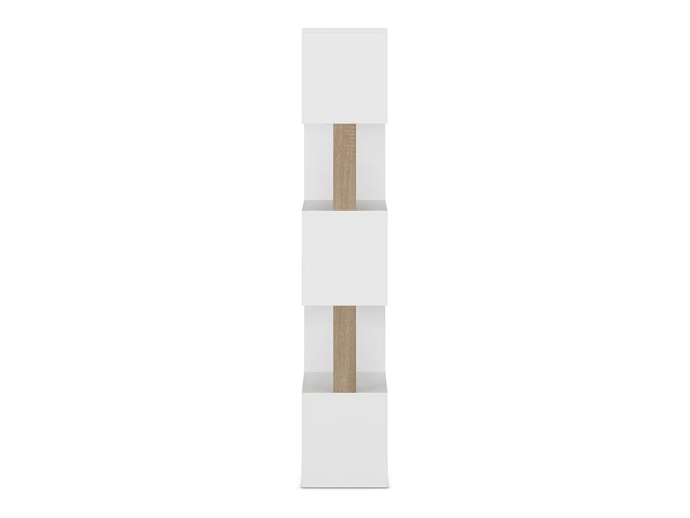 VS Venta-stock Prateleira*Estante Maldivas 5 espaços em /Carvalho Branco