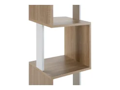 Estante Maldivas 5 espaços em Carvalho/Branco^VS Venta-stock Discount