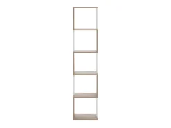 Estante Maldivas 5 espaços em Carvalho/Branco^VS Venta-stock Discount