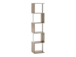 Estante Maldivas 5 espaços em Carvalho/Branco^VS Venta-stock Discount