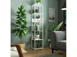 Outlet Estante Metálica Loft 6 Prateleiras 192x40 cm Prateleira