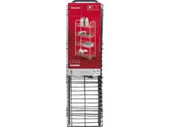 Online Estante Multifuncional 4 Prateleiras PISA BLACK 41x23x84 cm Móvel De Arrumação