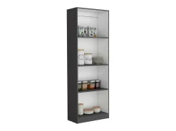 Estante para escritório em casa em melamina com 4 prateleiras abertas , 180.59 cm X 62.73 cm X 29.71 cm , Multicolor*TuHome New
