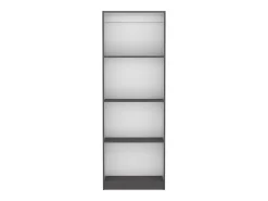 Estante para escritório em casa em melamina com 4 prateleiras abertas , 180.59 cm X 62.73 cm X 29.71 cm , Multicolor*TuHome New