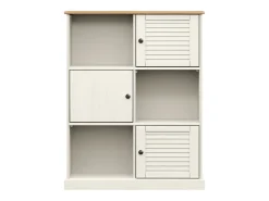 Clearance Estante VIGO 90x35x114,5 cm madeira de pinho maciça Vitrina