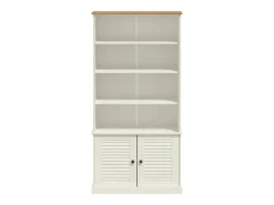 vidaxl Vitrina*Estante VIGO 85x35x170 cm madeira de pinho maciça Branco