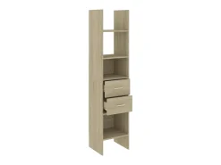 Biblioteca*Estante 40x35x180 cm contraplacado cor carvalho sonoma PT507511 Castanho