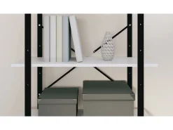 vidaxl Vitrina*Estante 80x30x105 cm derivados de madeira Branco