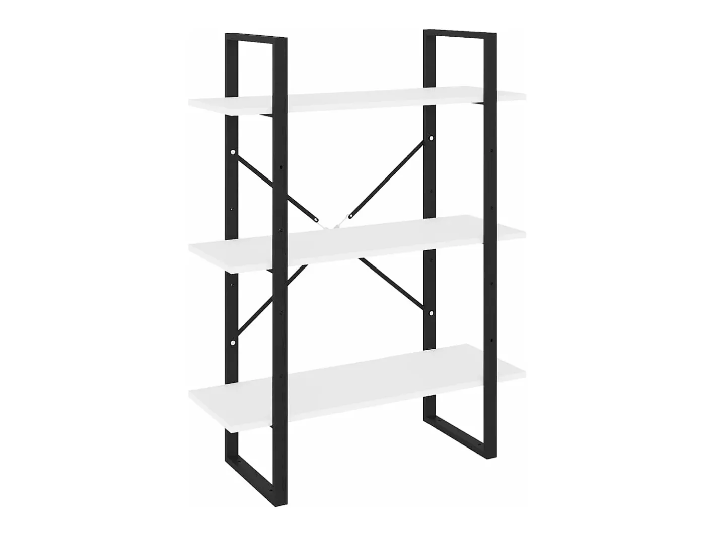 vidaxl Vitrina*Estante 80x30x105 cm derivados de madeira Branco