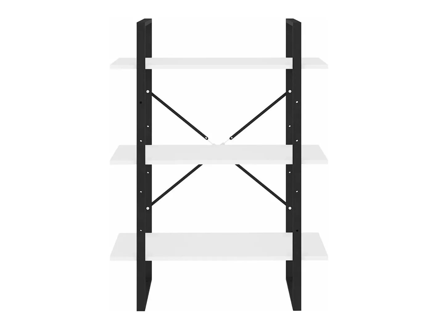vidaxl Vitrina*Estante 80x30x105 cm derivados de madeira Branco