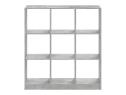 Biblioteca*Estante 102x32x108 cm derivados de madeira cimento PT576905 Cinzento