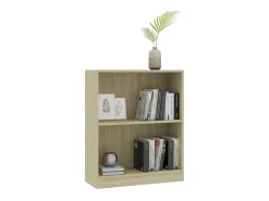 Biblioteca*Estante 60x24x76 cm derivados de madeira carvalho sonoma PT549956 Castanho